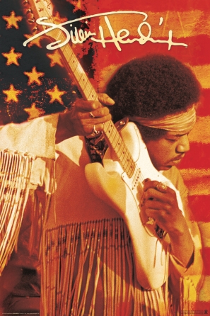 Hal Leonard Wall Posters - Jimi Hendrix 24inx36in