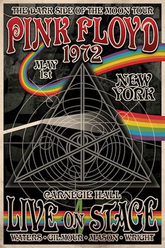 Hal Leonard Wall Posters - Pink Floyd Dark 24x26