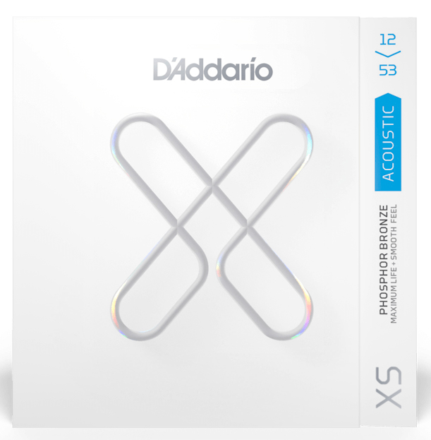 D'ADDARIO D'Addario XS Acoustic Phosphor Bronze Strings Light 12-53 Gauge