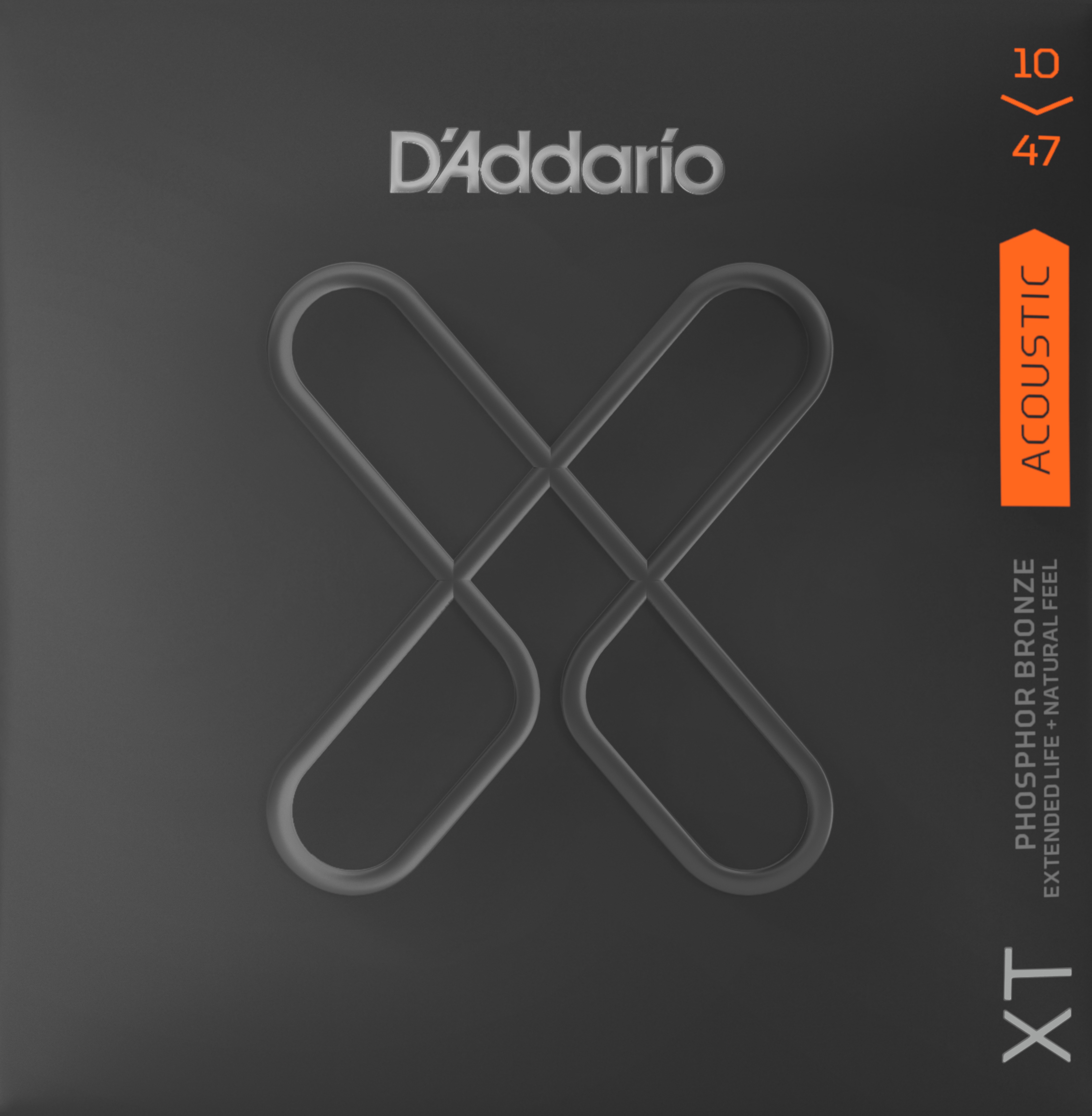 D'ADDARIO D'Addario XT 80/20 Bronze Acoustic Guitar Strings, Extra Light 10-47 Gauge