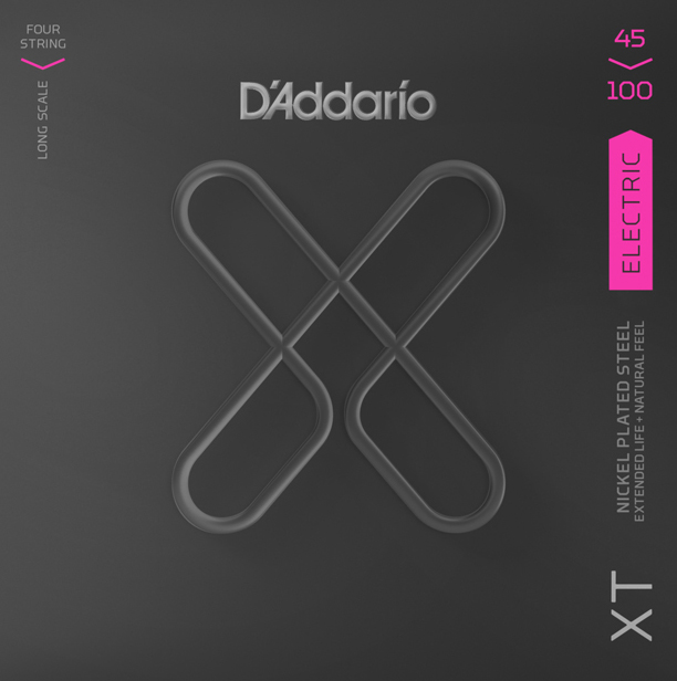 D'Addario D'Addario XT Electric Bass Coated Nickel - Regular Light Long Scale 45-100 Gauge