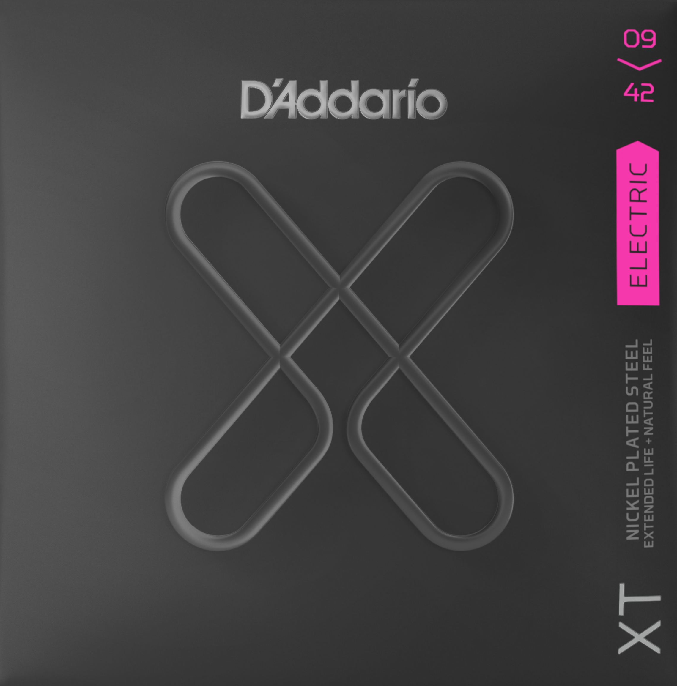 D'ADDARIO D'Addario XT Nickel-Plated Steel Super Light Electric Guitar 09-42 Gauge
