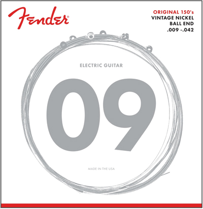 FENDER Fender 150L Original Pure Nickel Electric Strings - Light 9-42