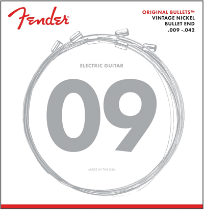 FENDER Fender 3150 Original Bullets Vintage Nickel Bullet End Electric Guitar Strings - Light 9-46
