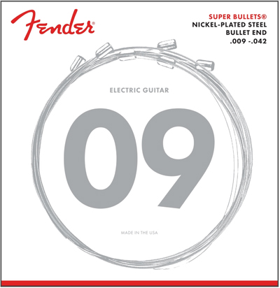 FENDER Fender 3250L Nickel-Plated Steel Bullet End Electric Guitar Strings - Light 9-42