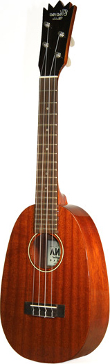 OHANA OHANA PINEAPPLE SHAPED CONCERT UKULELE, 19 FRETS, SOLID MAHOGANY