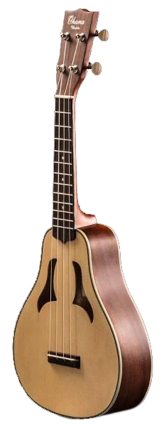OHANA OHANA VITA UKULELE, SOPRANO, SOLID SPRUCE TOP, MAHOGANY BACK &