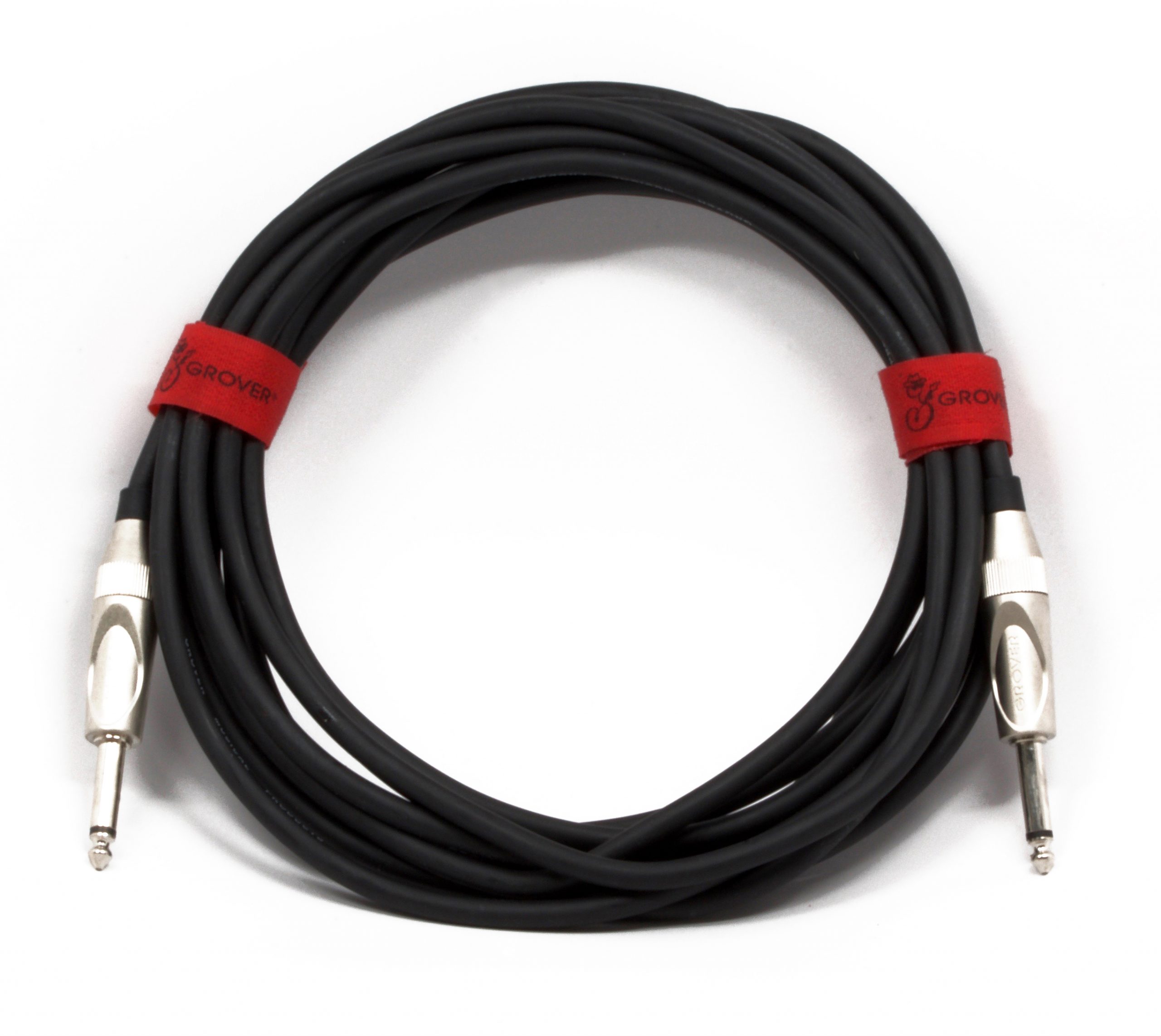 GROVER GROVER NOISELESS GUITAR/INSTRUMENT BRAIDED FABRIC CABLE 20'
