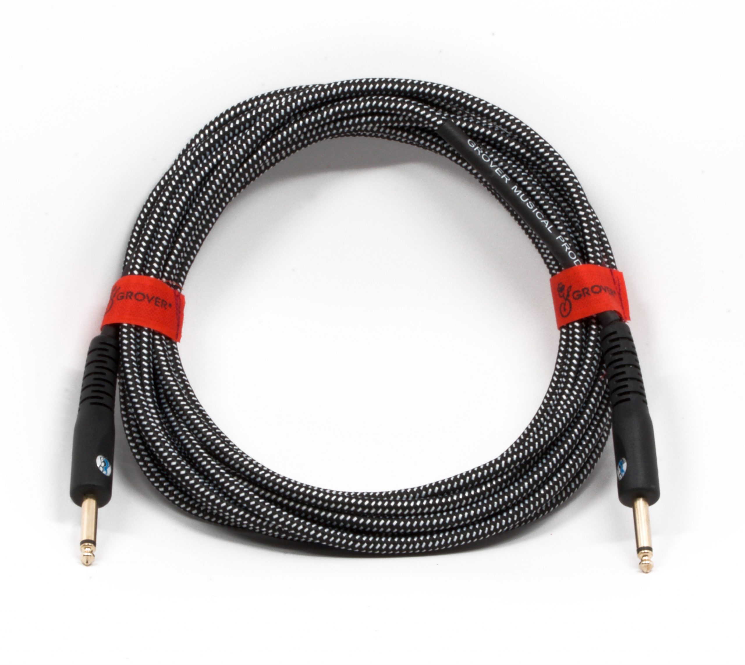 GROVER GROVER NOISELESS GUITAR/INSTRUMENT BLACK CABLE 20'