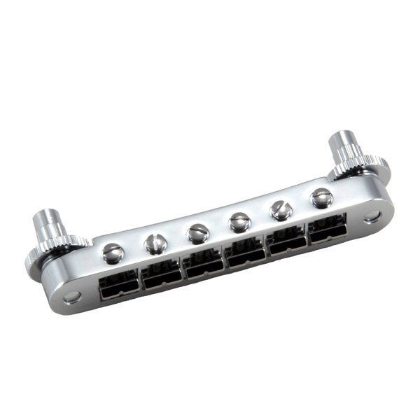 GROVER GROVER TUNE-O-MATIC GUITAR BRIDGE CHROME (NOTCHED)
