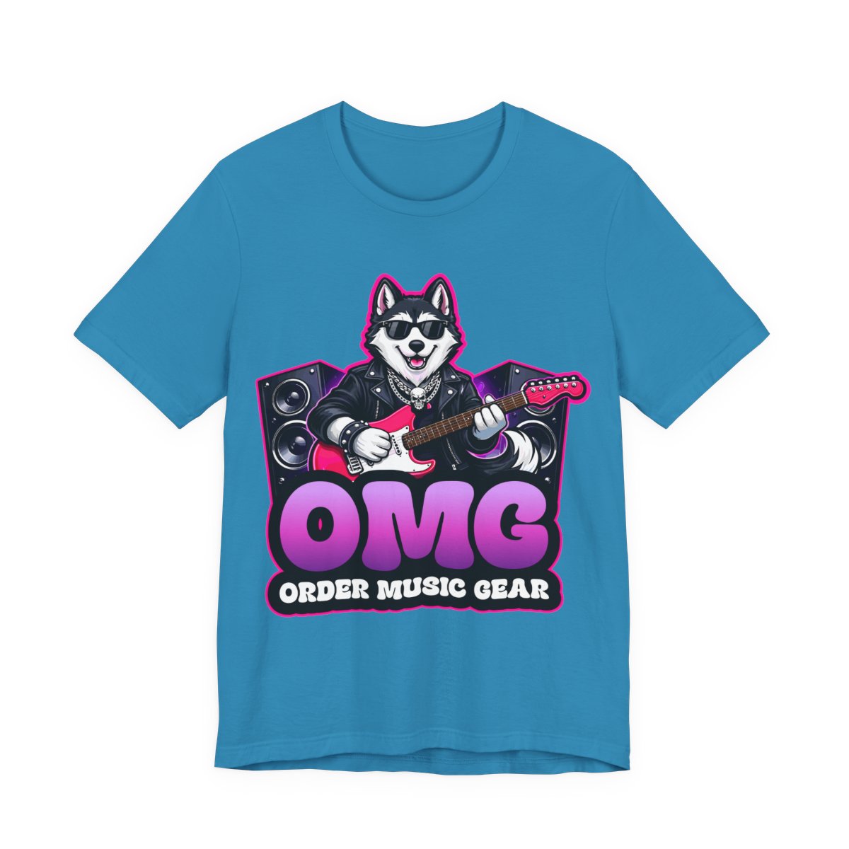 OrderMusicGear OMG Husky Logo - Aqua / L