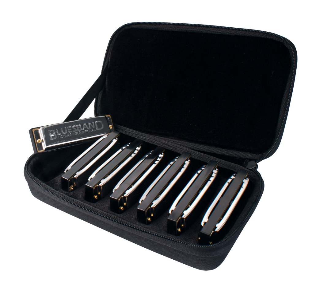 Hohner Hohner Bluesband Bundle Includes C-7 Case - Keys of G,A,Bb,C,D,E,F