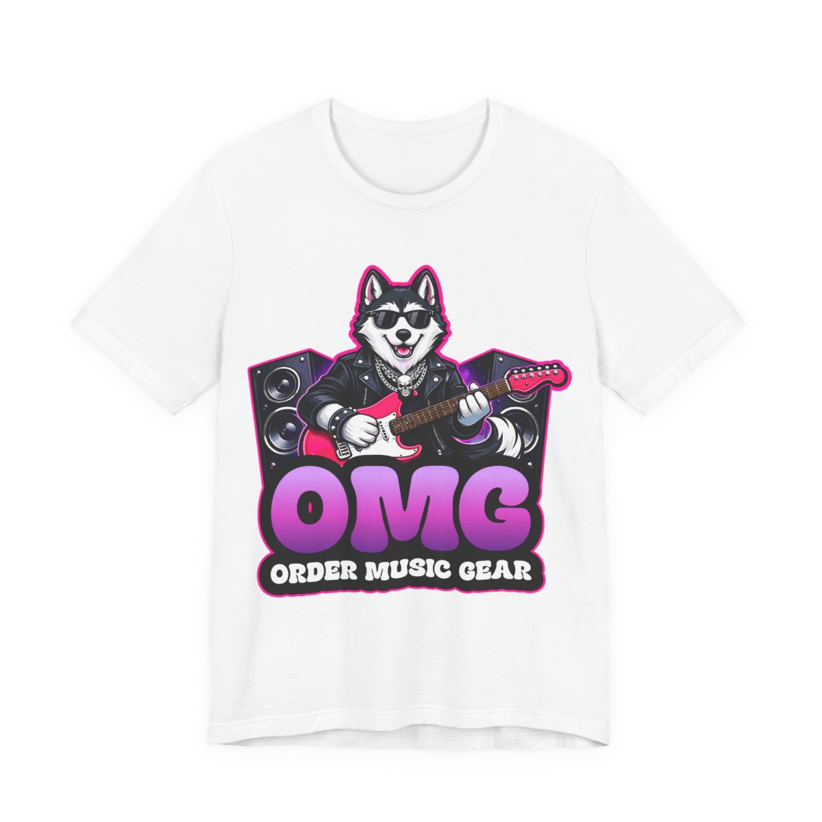 OrderMusicGear OMG Husky Logo - White / L