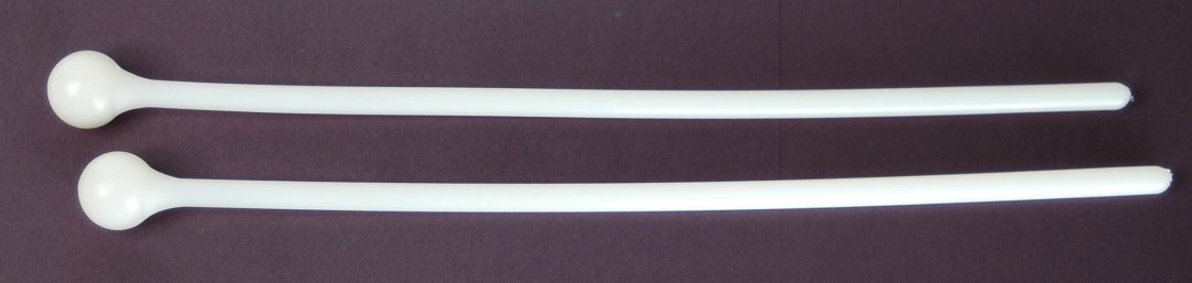 Trophy Trophy 1740R Nylo-Tex Bell Lyra Mallets White