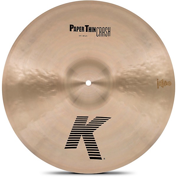 Zildjian Zildjian K Paper Thin Crash Cymbal 18 in
