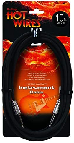 On Stage On Stage 10 Ft Line Cable (1/4 To 1/4 Male)