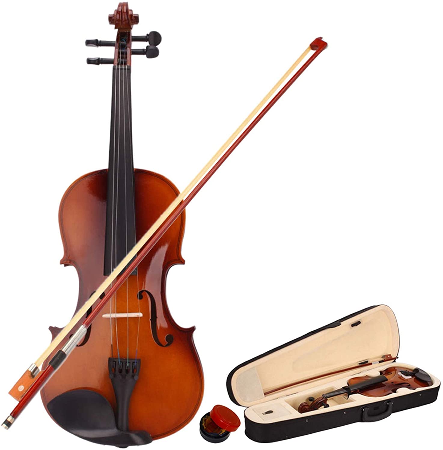 Full Full Size Violin Outfit 4/4 With All Ebony Fittings