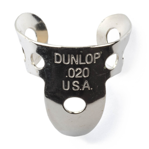 Dunlop Dunlop 33R020 Nickle Silver Finger Pick .020" (20 Pack)