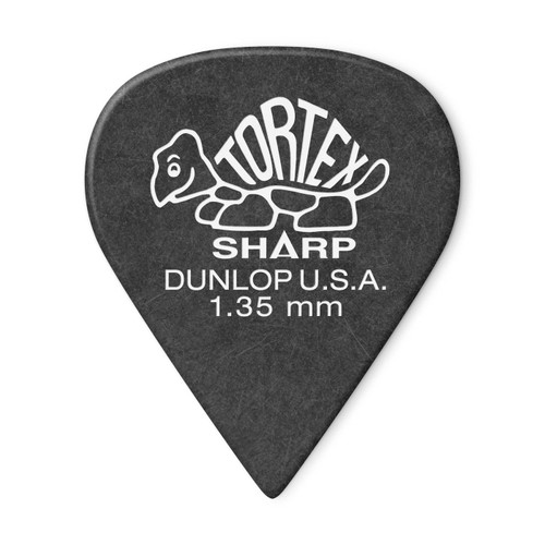 Dunlop Dunlop 412R135 Tortex Sharp Guitar Pick 1.35mm (72 Pack)