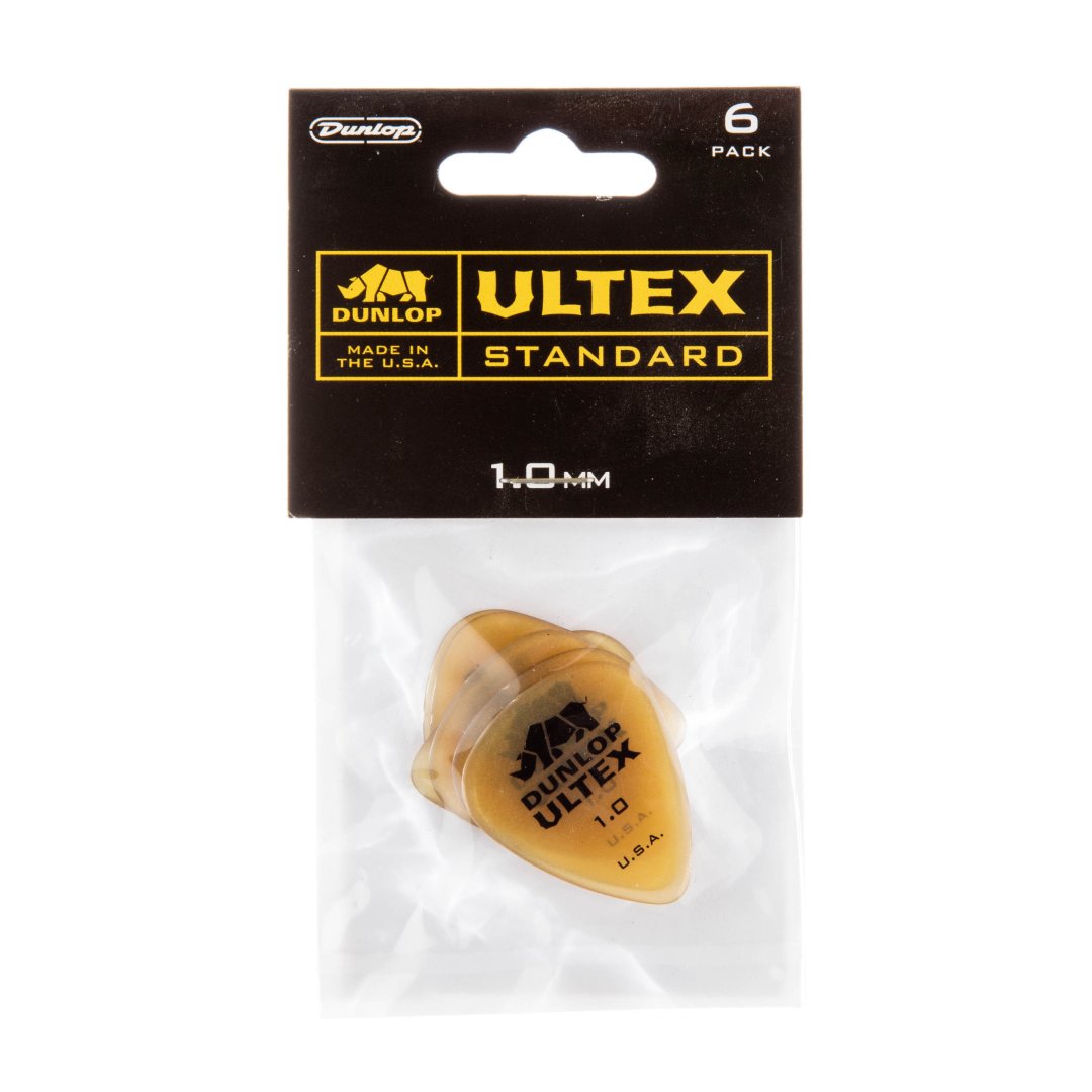 Dunlop Dunlop 421P100 Ultex Standard Guitar Pick. 1.0mm (6 Pack)