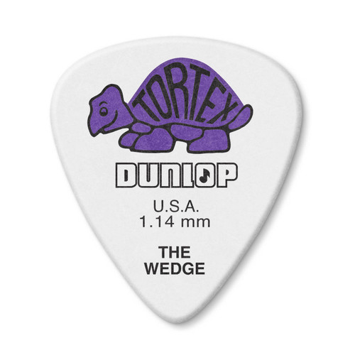 Dunlop Dunlop 424R114 Tortex Wedge Guitar Pick 1.14mm (72 Pack)