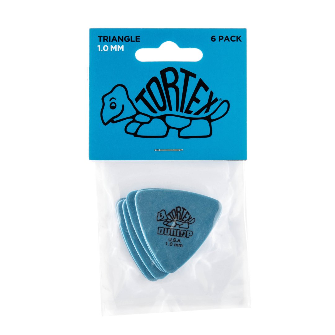 Dunlop Dunlop 431P100 Tortex Triangle Guitar Pick 1.0mm (6 Pack)