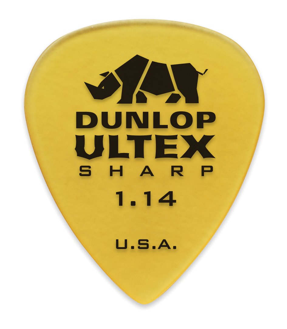 Dunlop Dunlop 433R114 Ultex Sharp Guitar Pick 1.14mm (72 Pack)