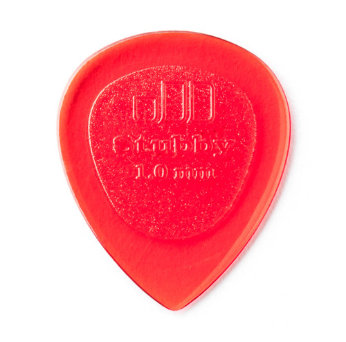 Dunlop Dunlop 474R100 Stubby Jazz Guitar Pick 1.0mm (24 Pack)