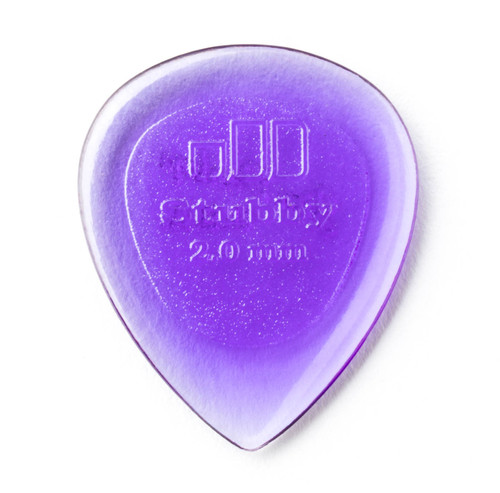 Dunlop Dunlop 474R200 Stubby Jazz Guitar Pick 2.0mm (24 Pack)