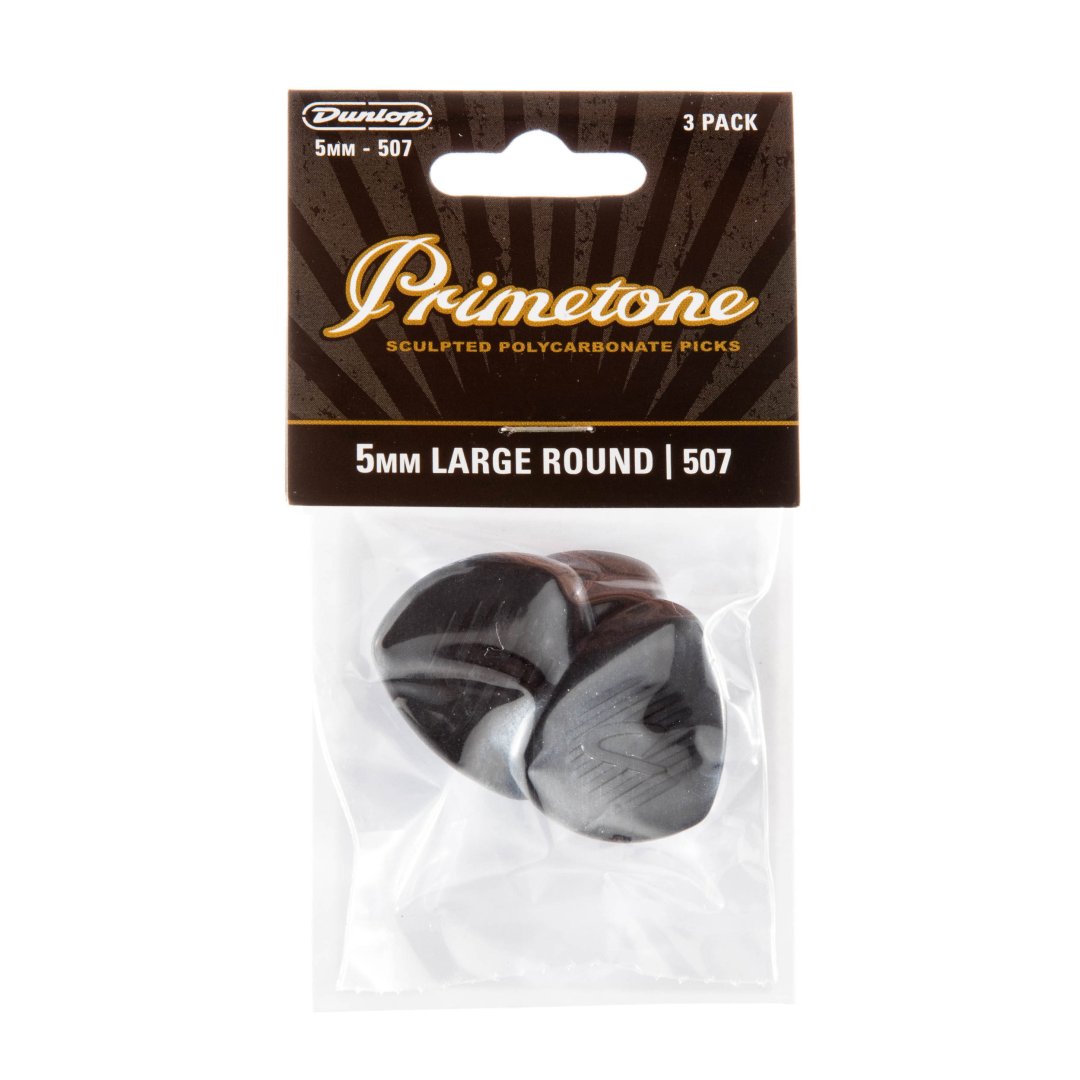 Dunlop Dunlop 477P507 Primetone Classic Large Round Tip Guitar Pick 5.0mm (3
