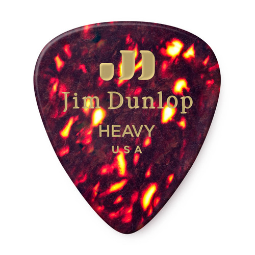 Dunlop Dunlop 483R05HV Celluloid Guitar Pick. Heavy Shell (72 Pack)