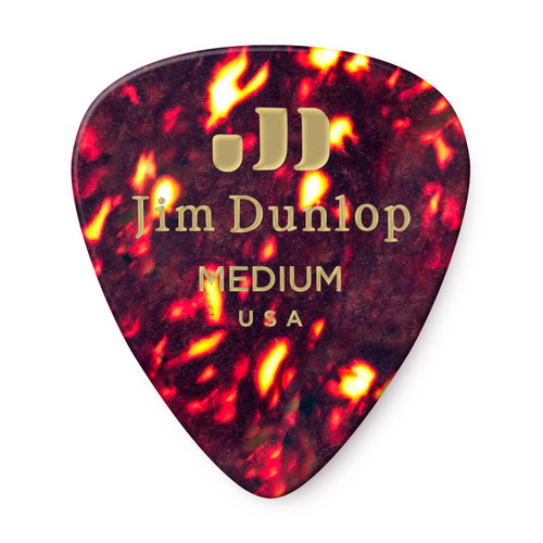 Dunlop Dunlop 483R05MD Celluloid Guitar Pick. Medium Shell (72 Pack)