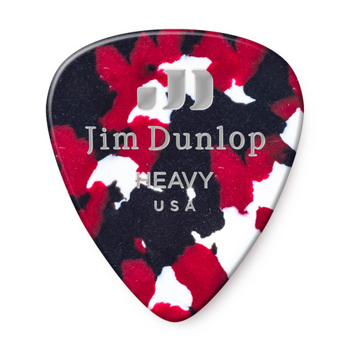 Dunlop Dunlop 483R06HV Celluloid Guitar Pick. Heavy Confetti (72 Pack)