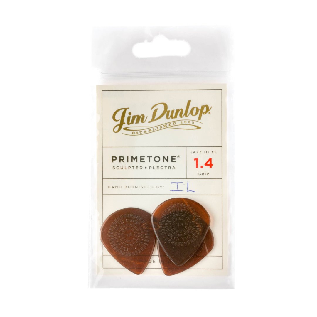 Dunlop Dunlop 520P140 Primetone Jazz III XL Guitar Pick 1.4mm (3 Pack)