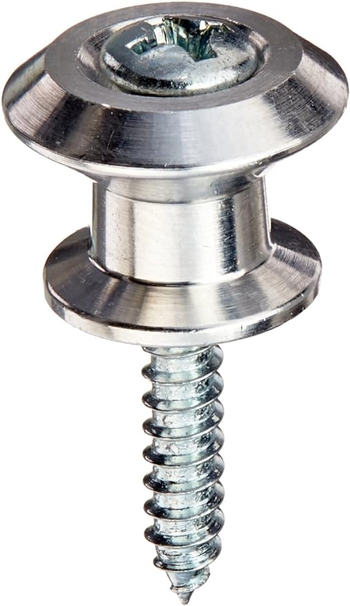 Dunlop Dunlop 7100SI Instrument Strap Button. Chrome