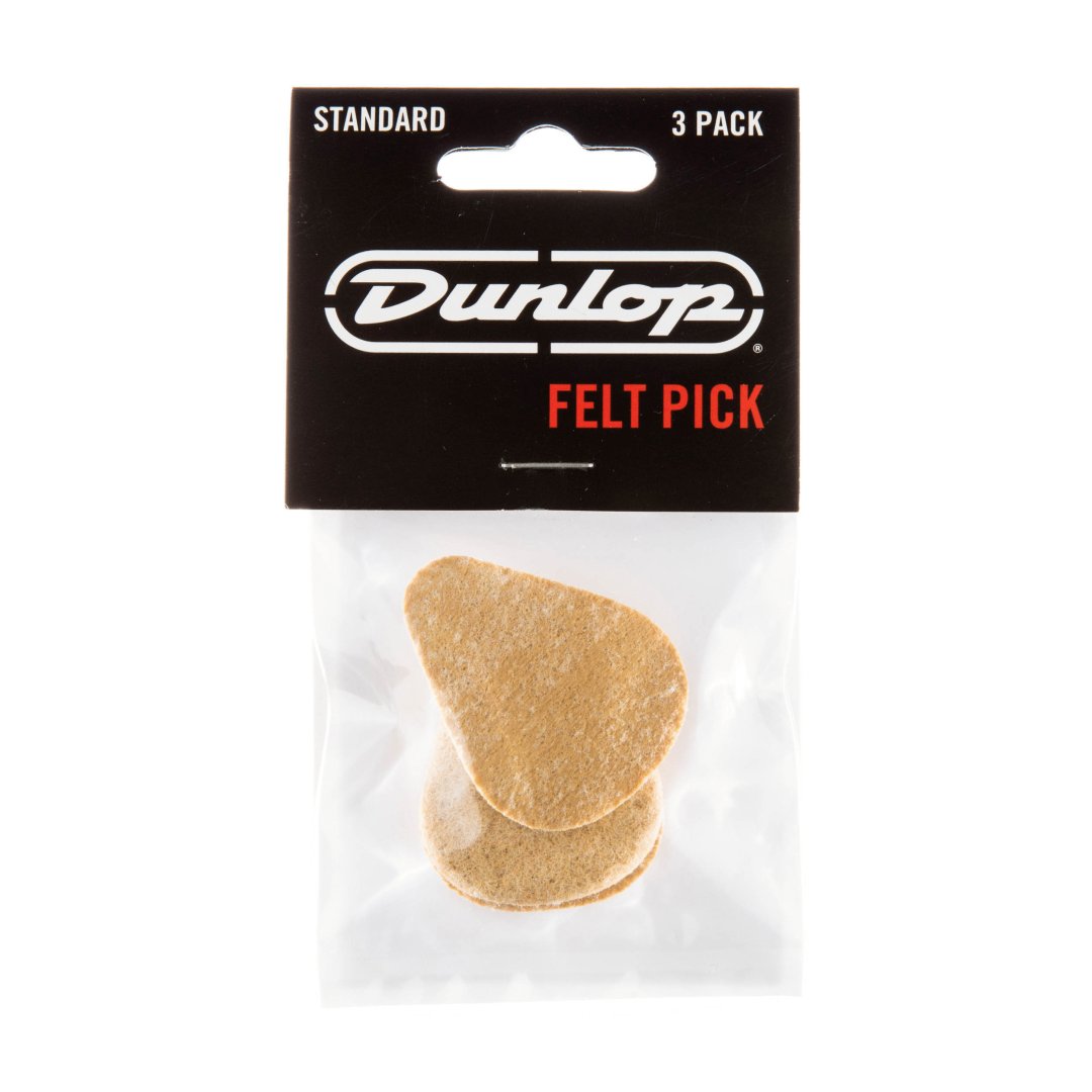 Dunlop Dunlop 8012P Felt Pick Standard. (3 Pack)