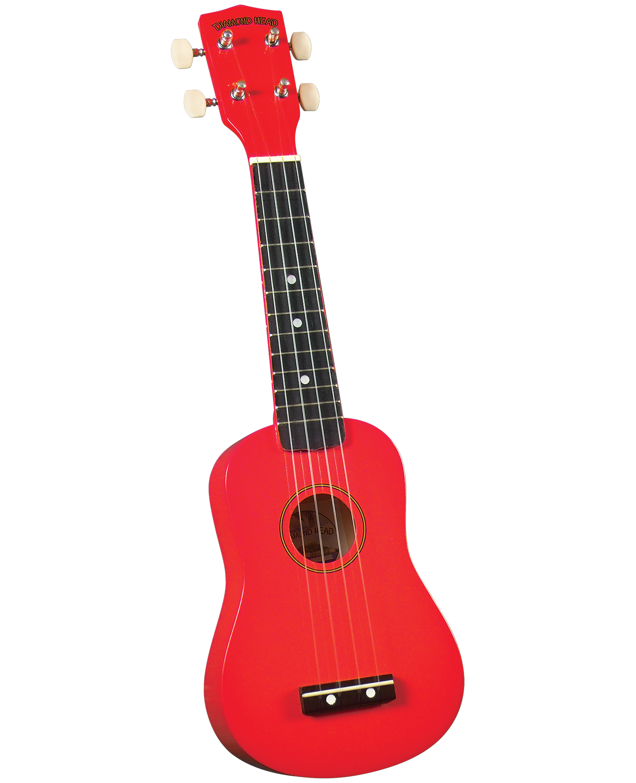 Diamond Head Diamond Head DU-102 Rainbow Soprano Ukulele - Red