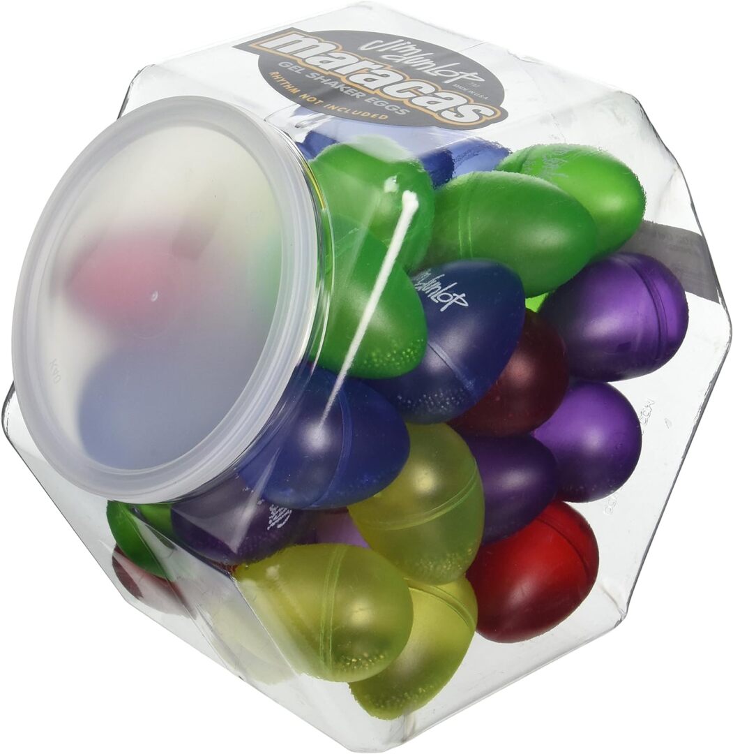 Dunlop Dunlop 9102 Gel Maracas 5 Colors. (Jar of 36)