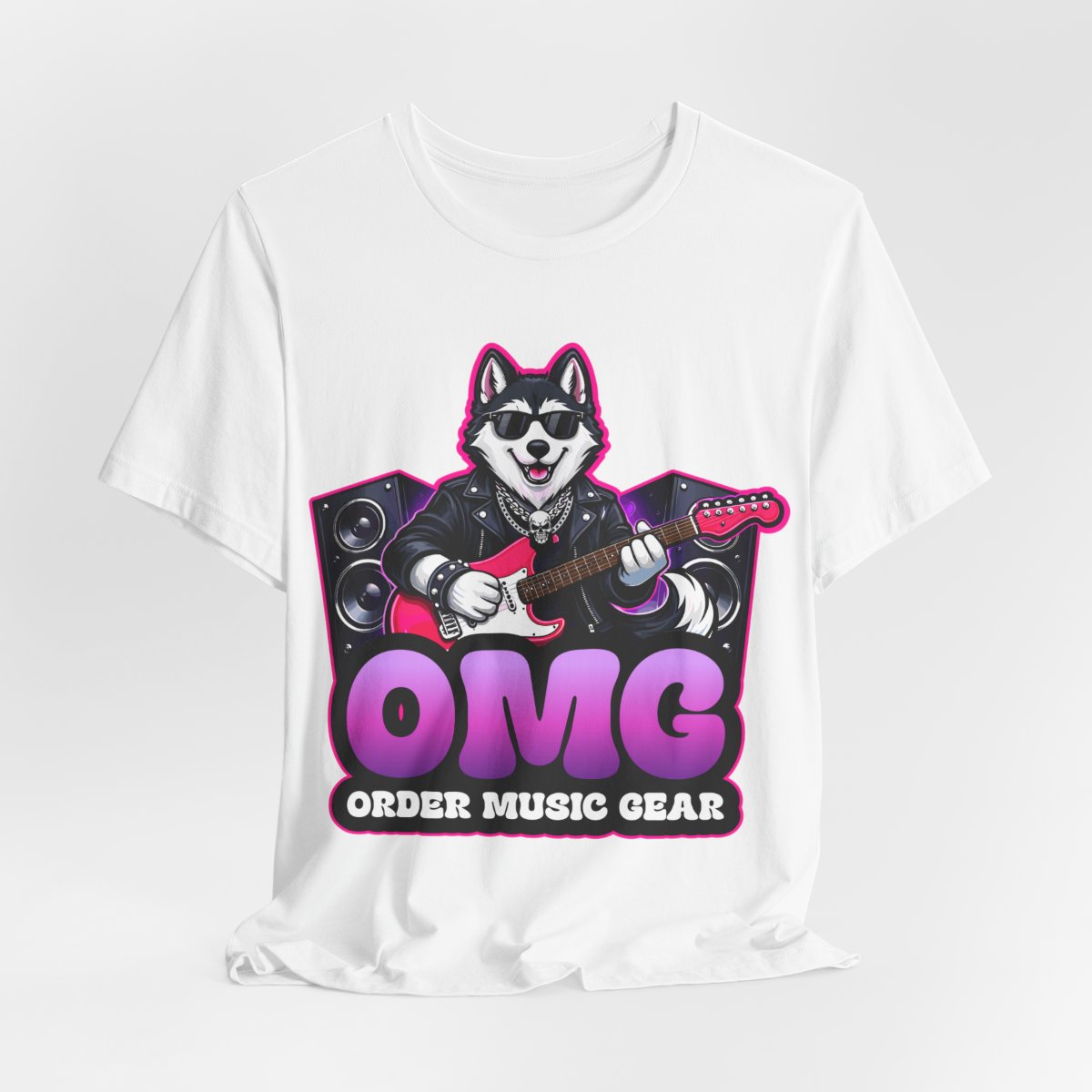 OrderMusicGear OMG Husky Logo - White / 3XL