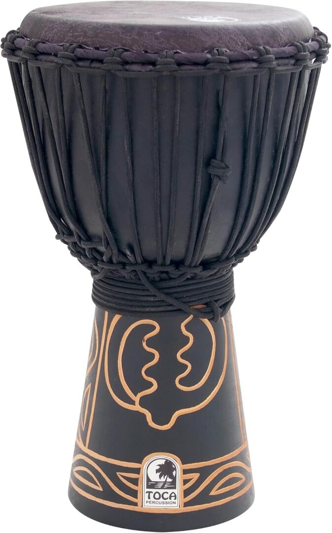 Toca Percussion Toca Rope Tuned Black Mamba 8'' Djembe