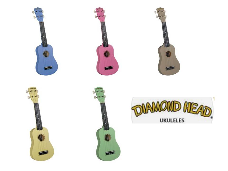 Diamond Head Ukulele - Java Brown