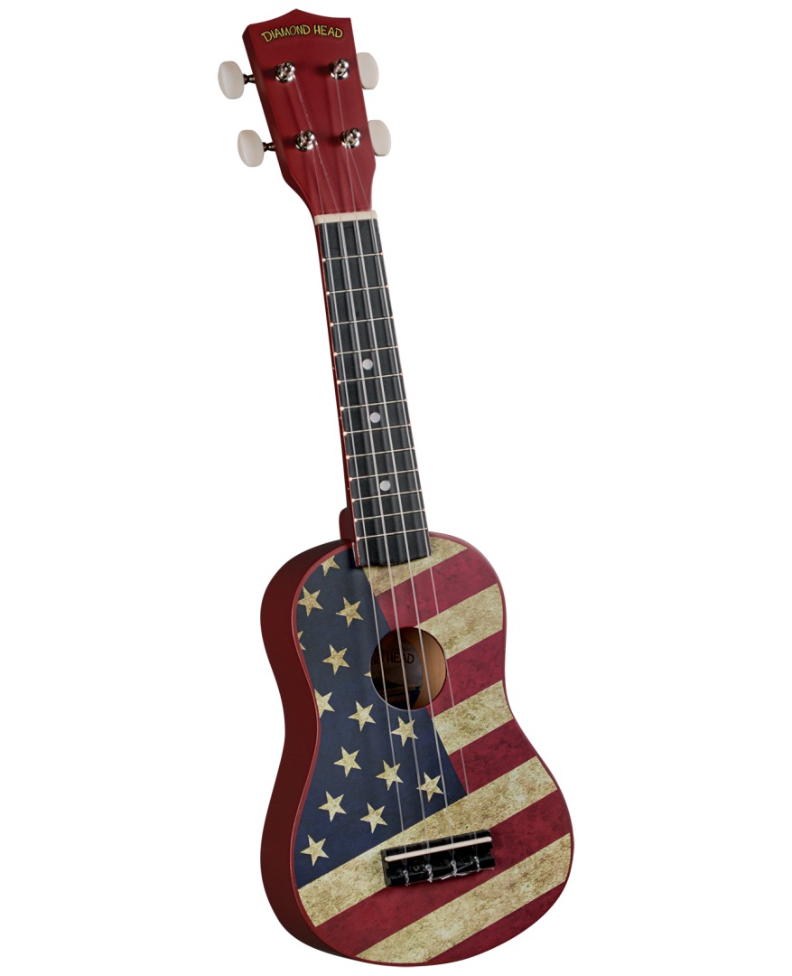 Diamond Head Ukulele - American Flag