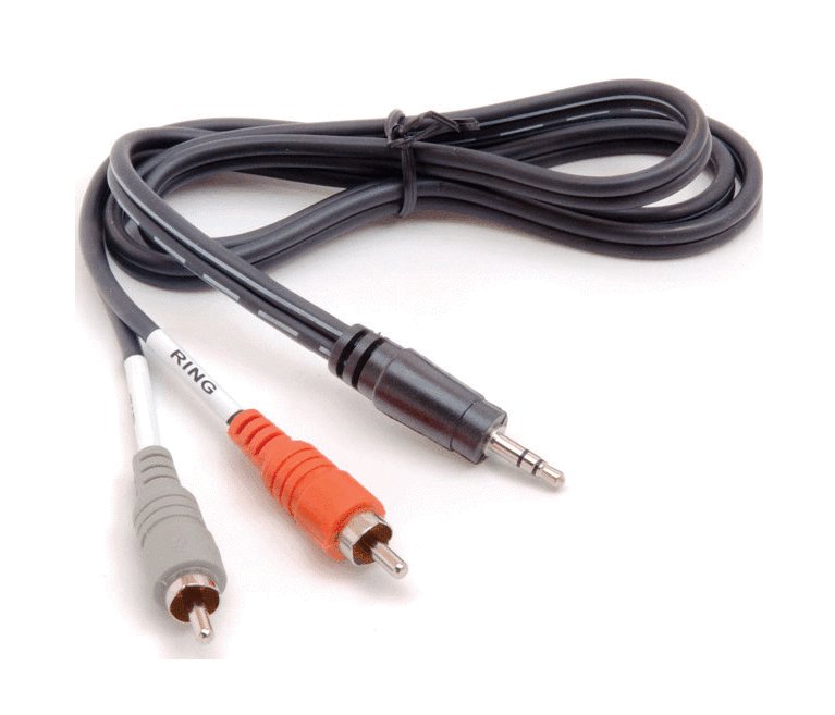 Hosa Hosa CMR-210 Stereo Breakout 3.5mm TRS to Dual RCA 10'