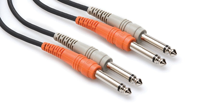 Hosa Hosa CPP-202 Stereo Interconnect Dual 1/4" TS. 2m