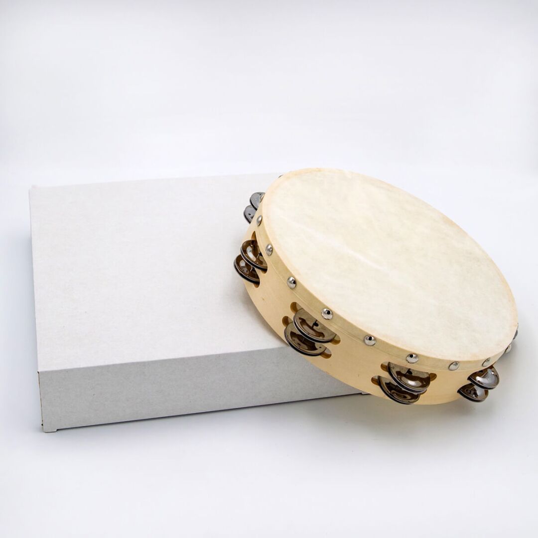 Cardinal Percussion CPTAMB10D16H 10" Tambourine w/Head Double