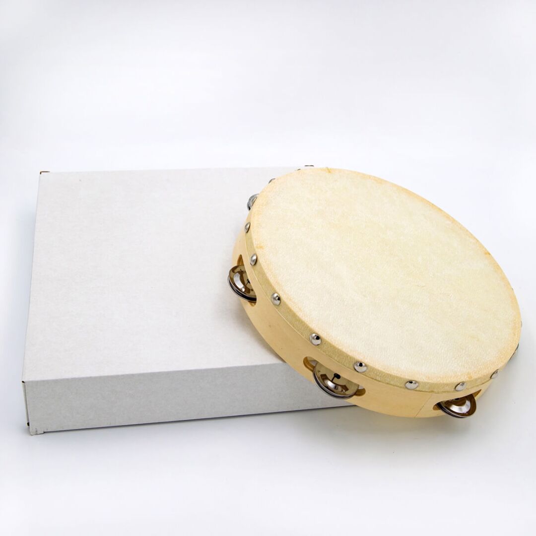 Cardinal Percussion CPTAMB10S06H 10" Tambourine w/Head Single