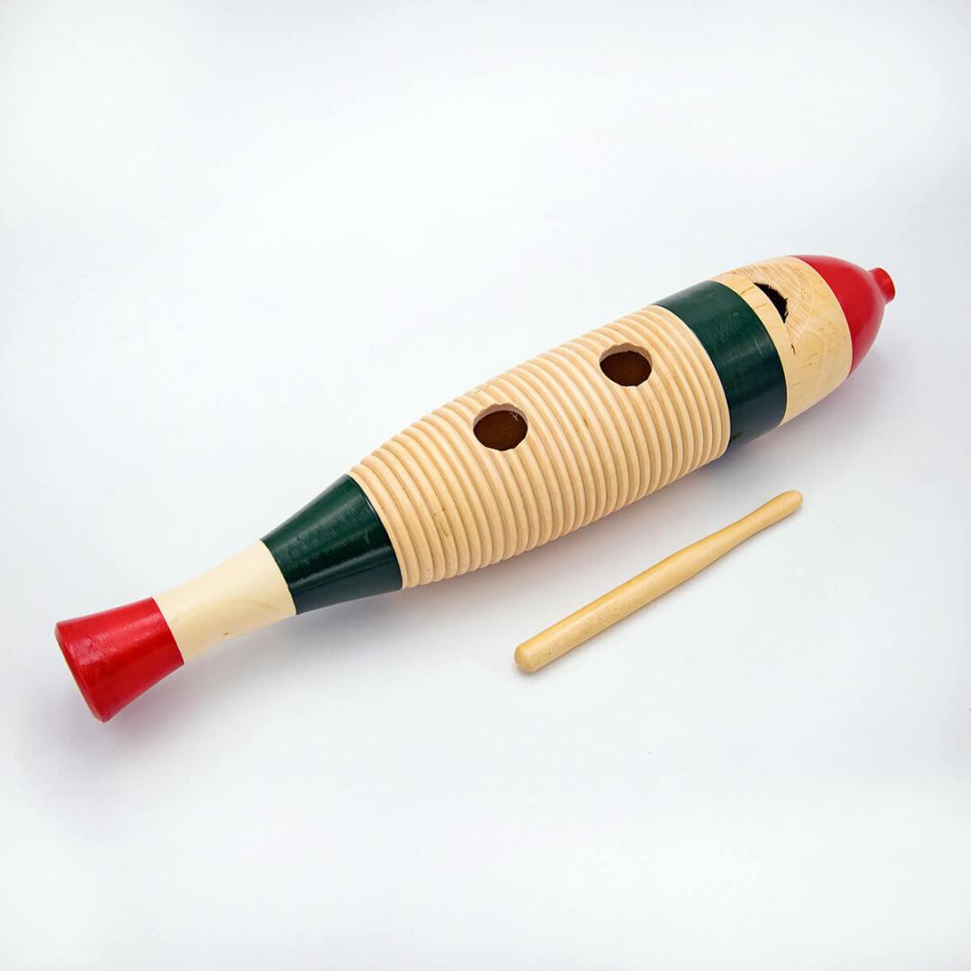 Cardinal Percussion CPWG Large Guiro w/Scraper Mexican Style