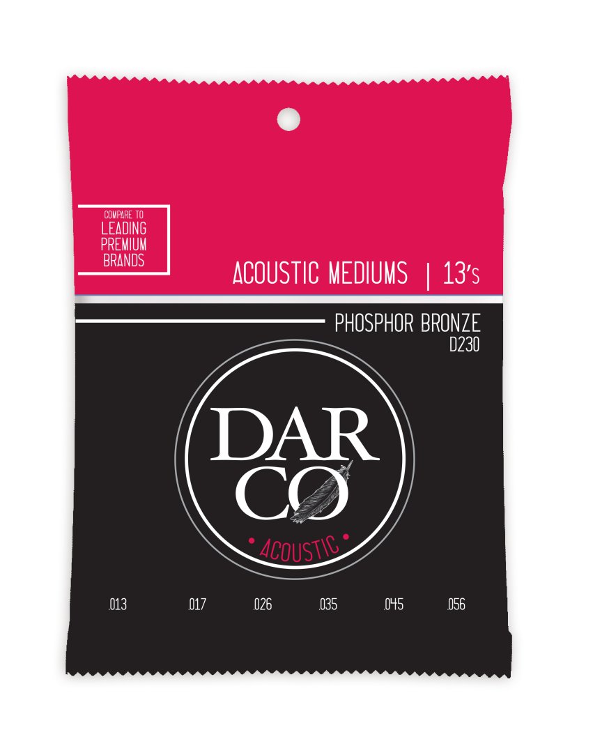 Martin Martin D230 Darco Acoustic 98/2 Phosphor Bronze Medium Guitar Strings.