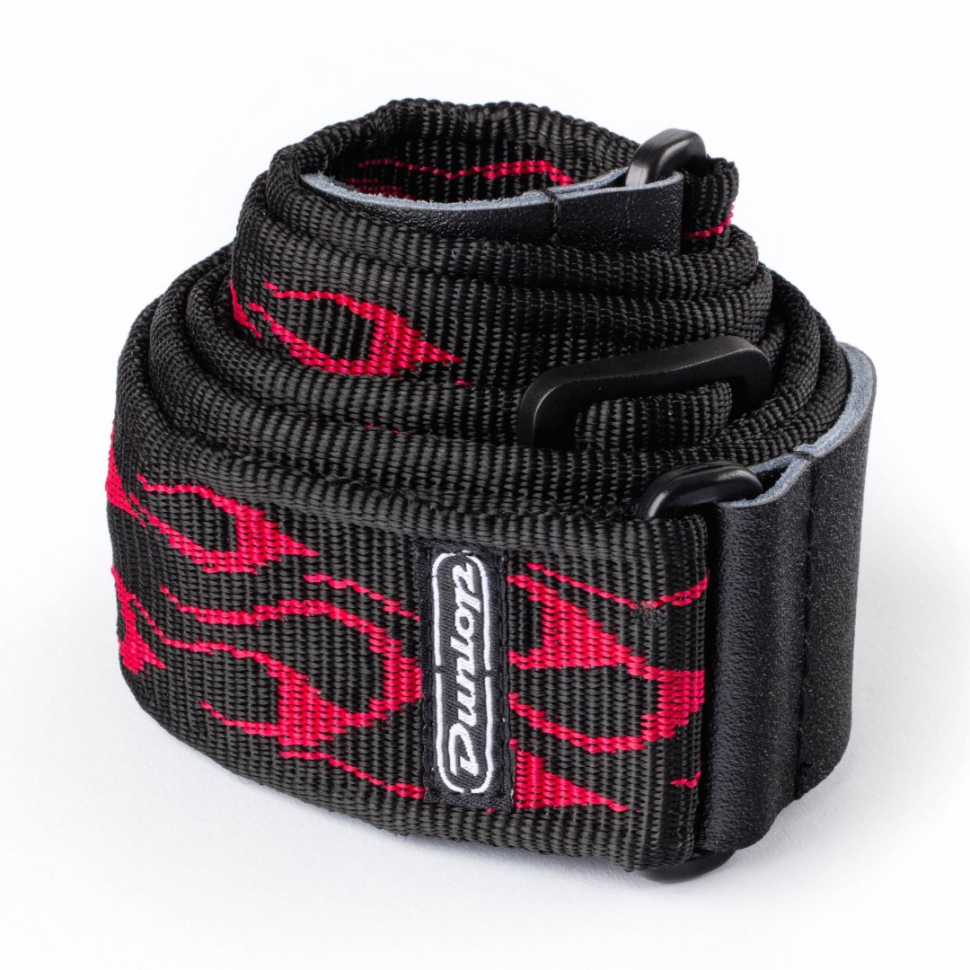 Dunlop Dunlop D3811RD Flambe Red Guitar Strap