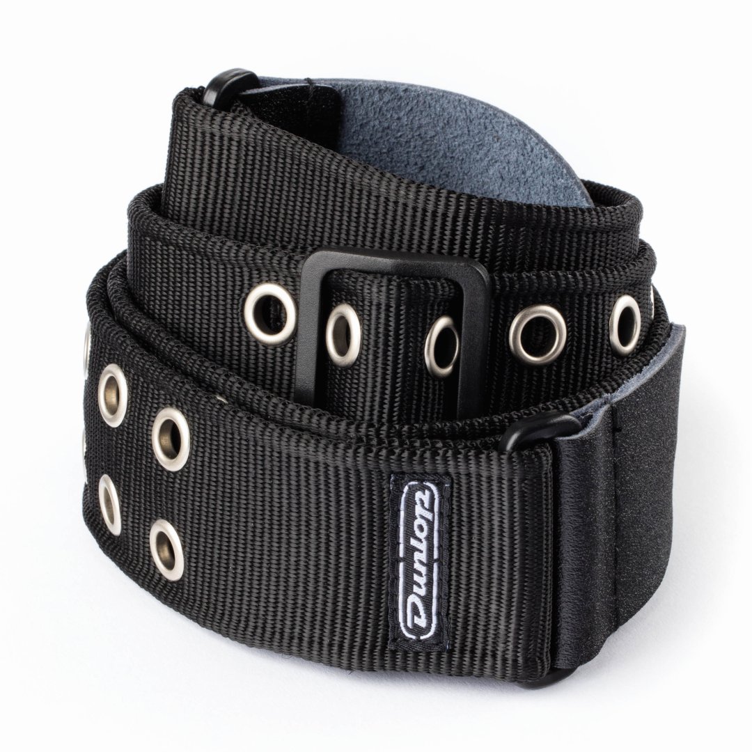 Dunlop Dunlop D3819BK Black Grommet Guitar Strap